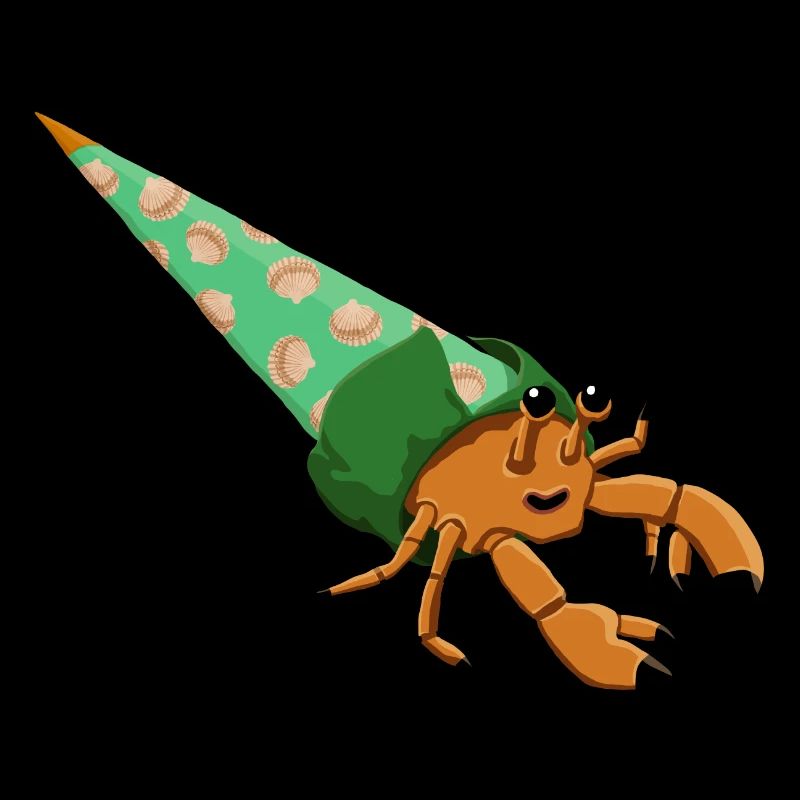 Hermit Crab School Cone