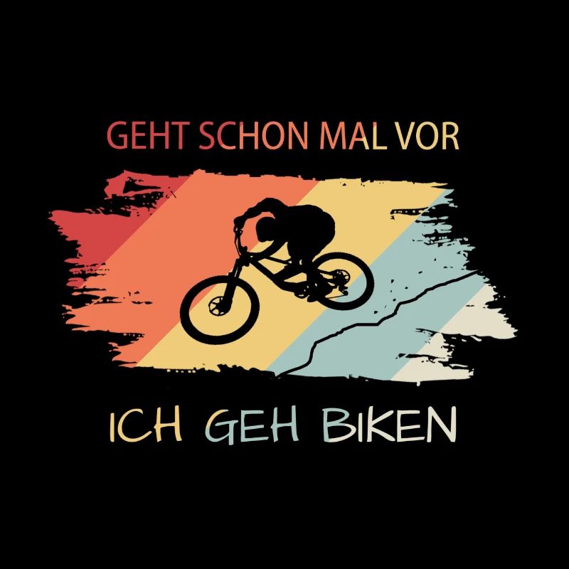 Downhill biken