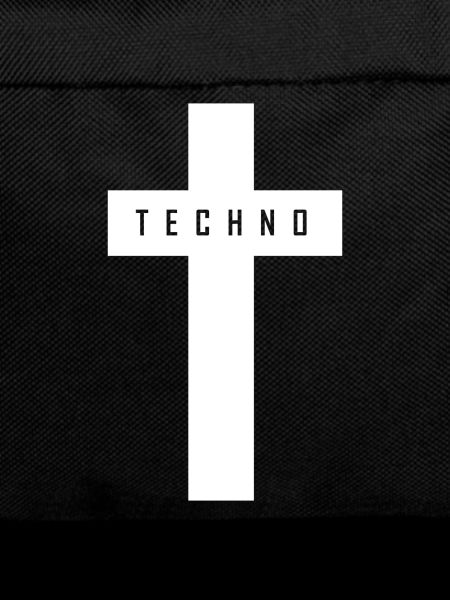 Techno Kreuz Weiß