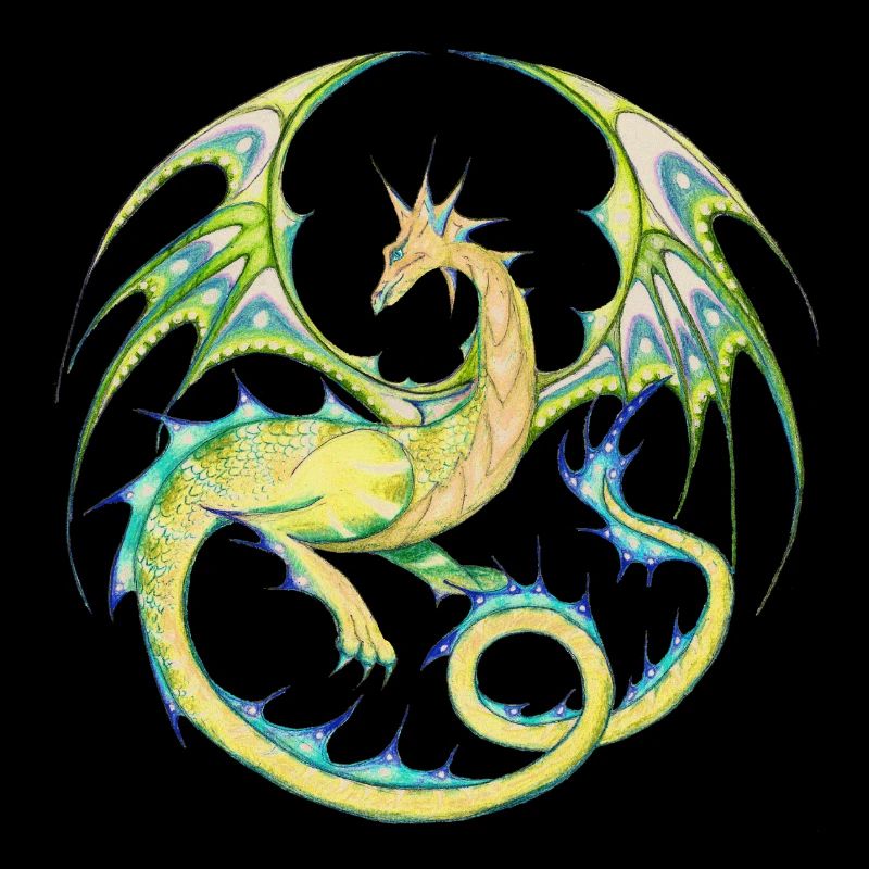 Drachenmandala_Frühlingsdrache