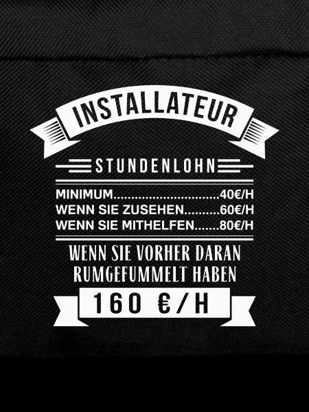 INSTALLATEUR STUNDENLOHN