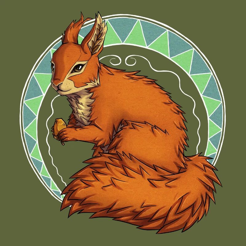 Red squirrel pattern