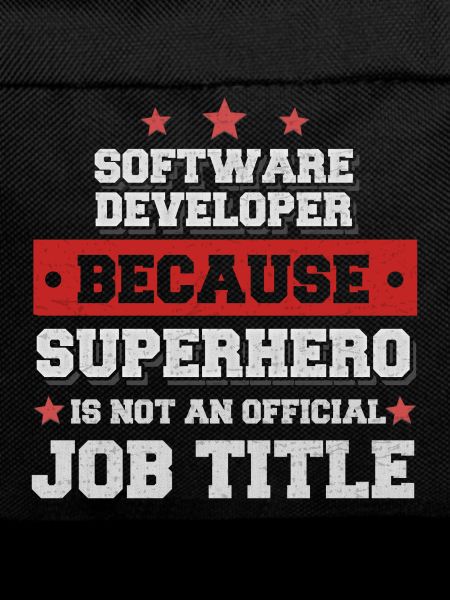 Software Developer Superhero Shirt