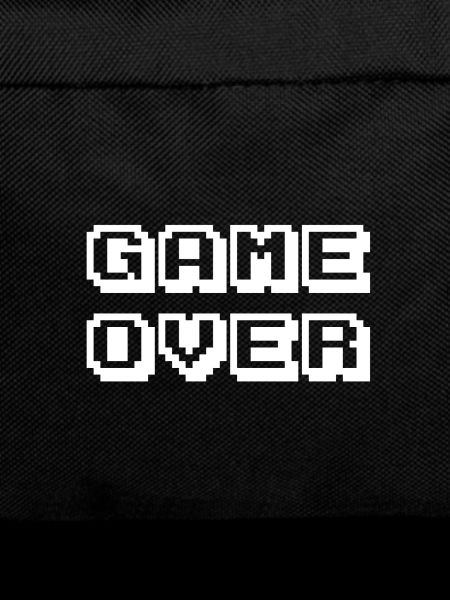 Arcade Game Over white