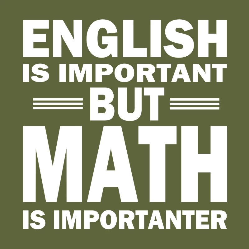 Math shirt! MATH IS IMPORTANT2!