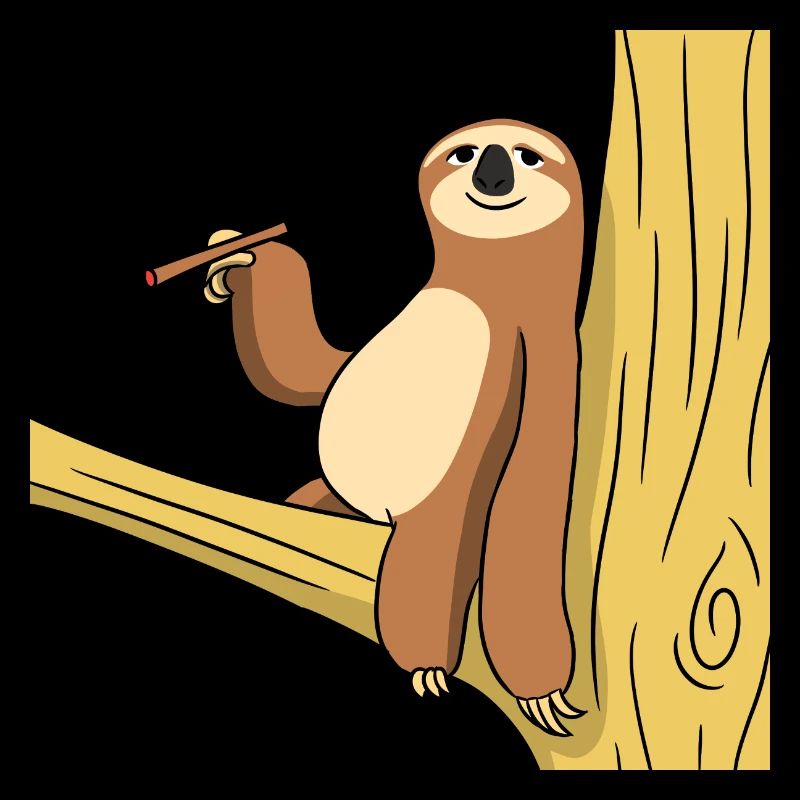 Smoking Sloth