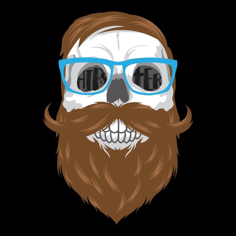 Visage de hipster