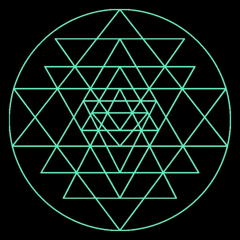 Sri Yantra Turquoise