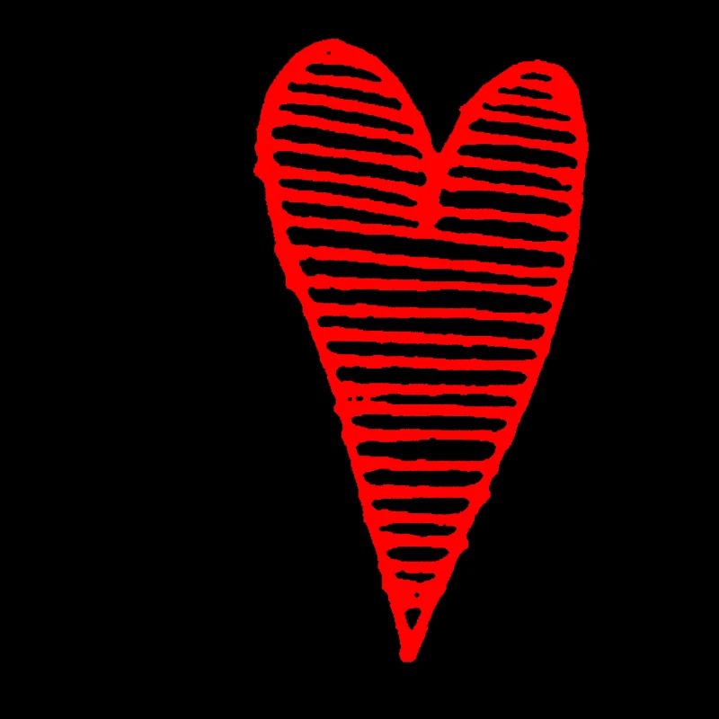 Heart red