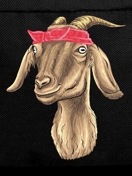 Goat with Bandana