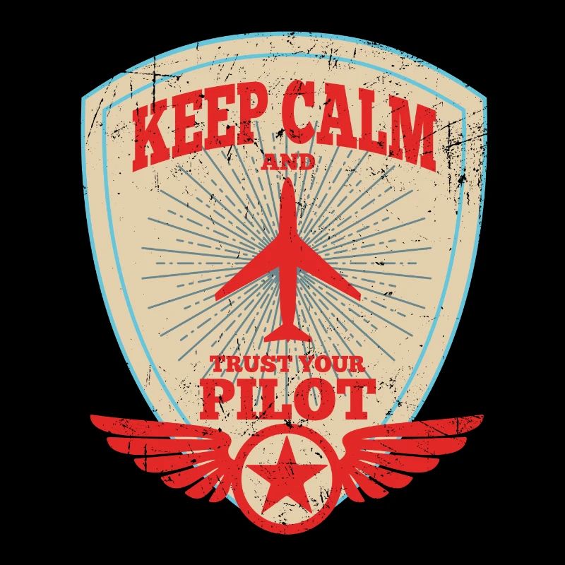 Pilot Luftfahrzeugführer Flugzeug Jet Geschenk