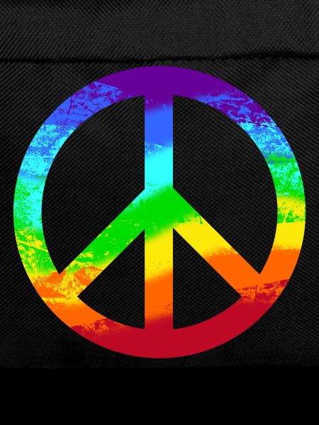 Peace Sign Rainbow Peace Graffiti