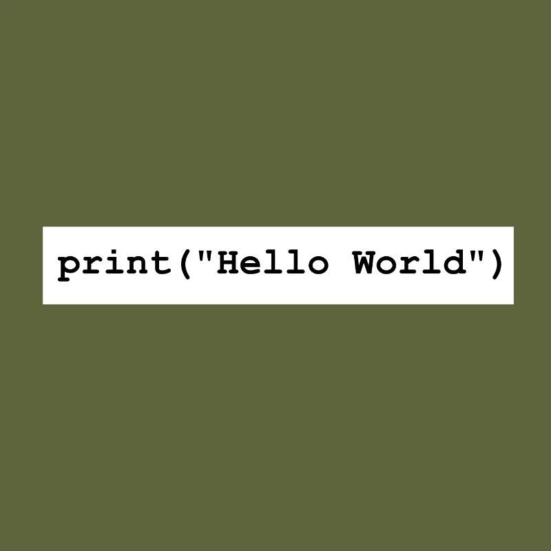 Cadeau du programme de développement Hello World Python