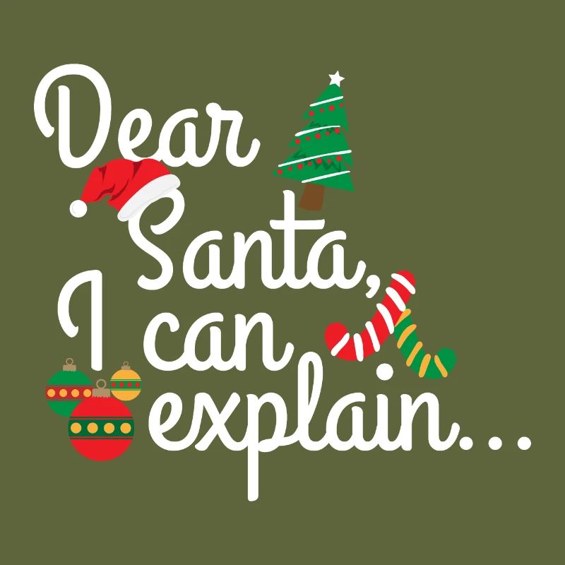 Christmas Dear Santa I can explain -Gift idea