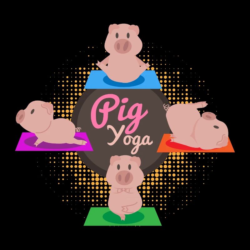 Pig Yoga Funny - Gift Idea