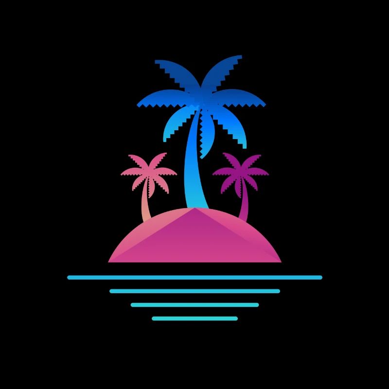 Island palms design time out