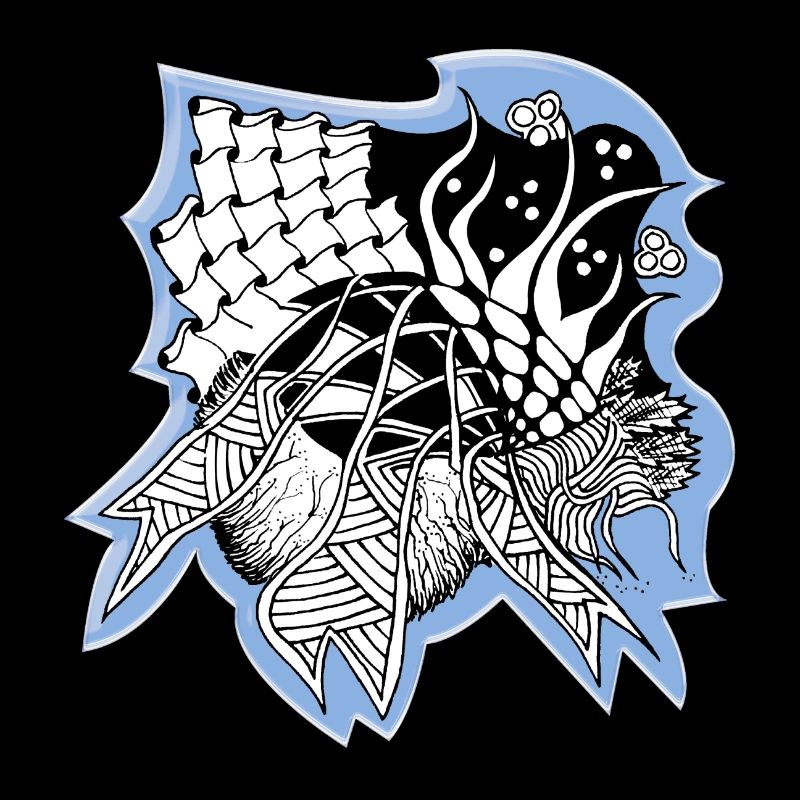 Zentangle Glas patterncontest