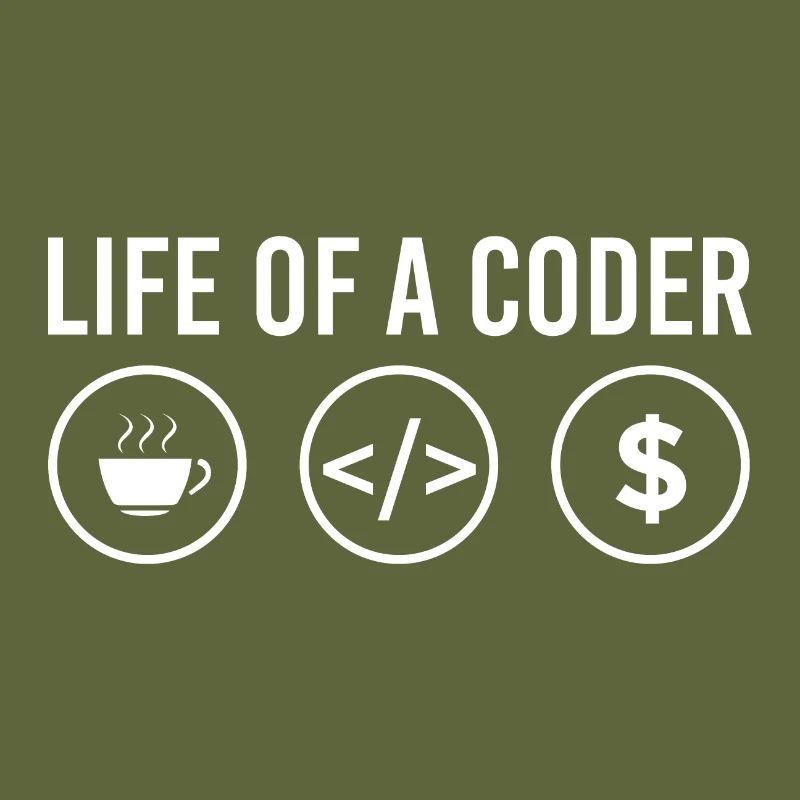 Developer Life of Coder - Gift Idea