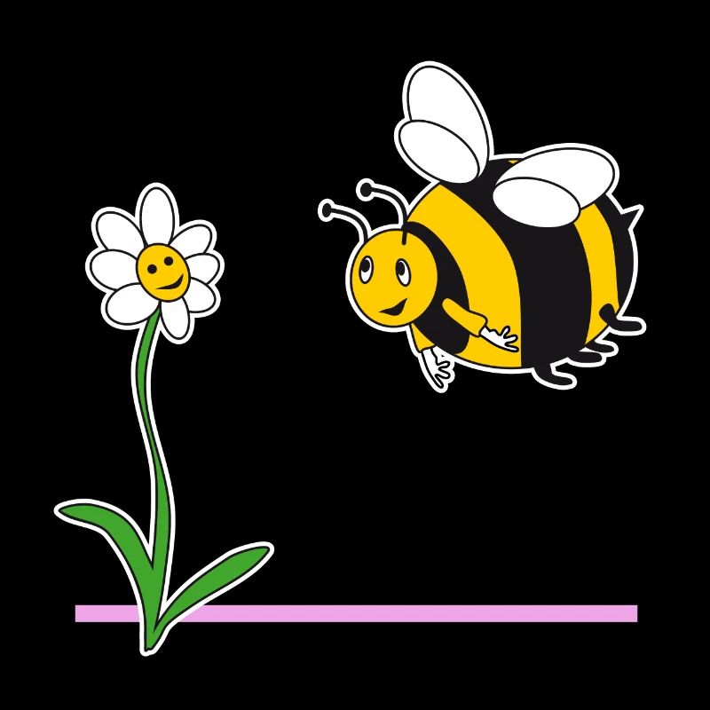 Hummel und Blume