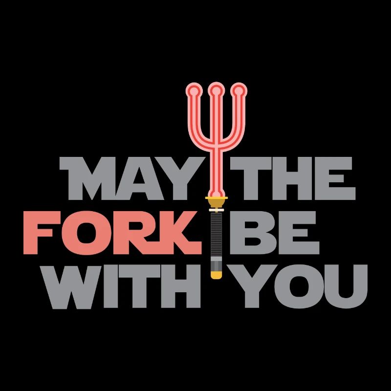 Developer May the Fork Be With You Geschenk idéee
