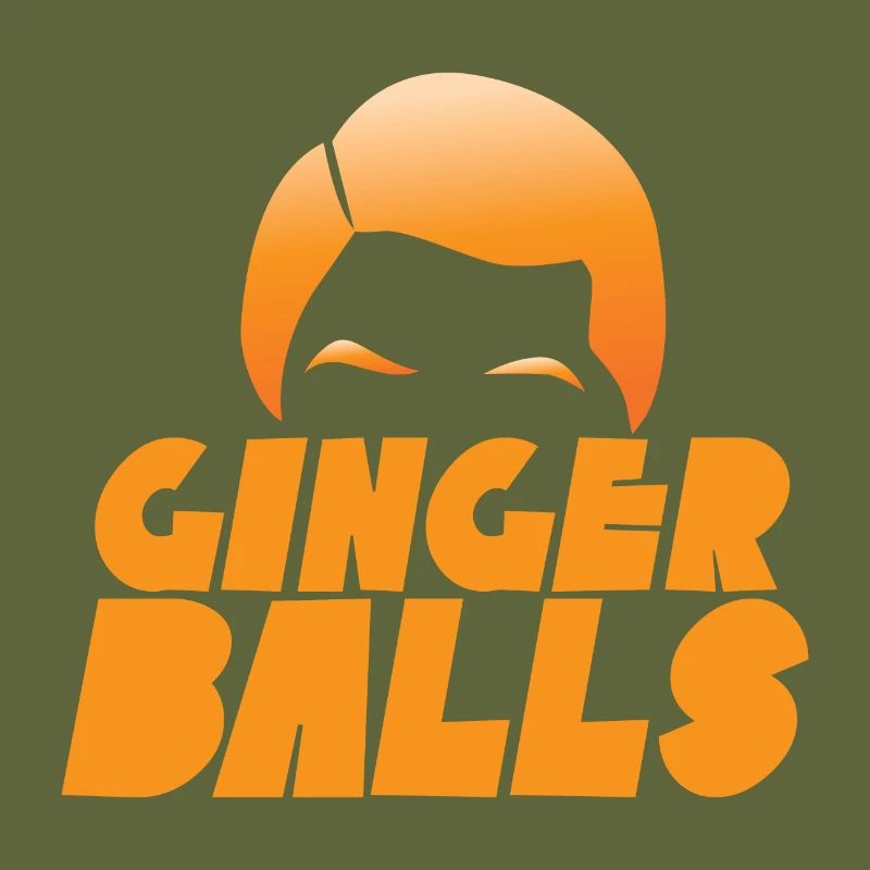 Ingwerkugeln mit dem lodernden roten Haar