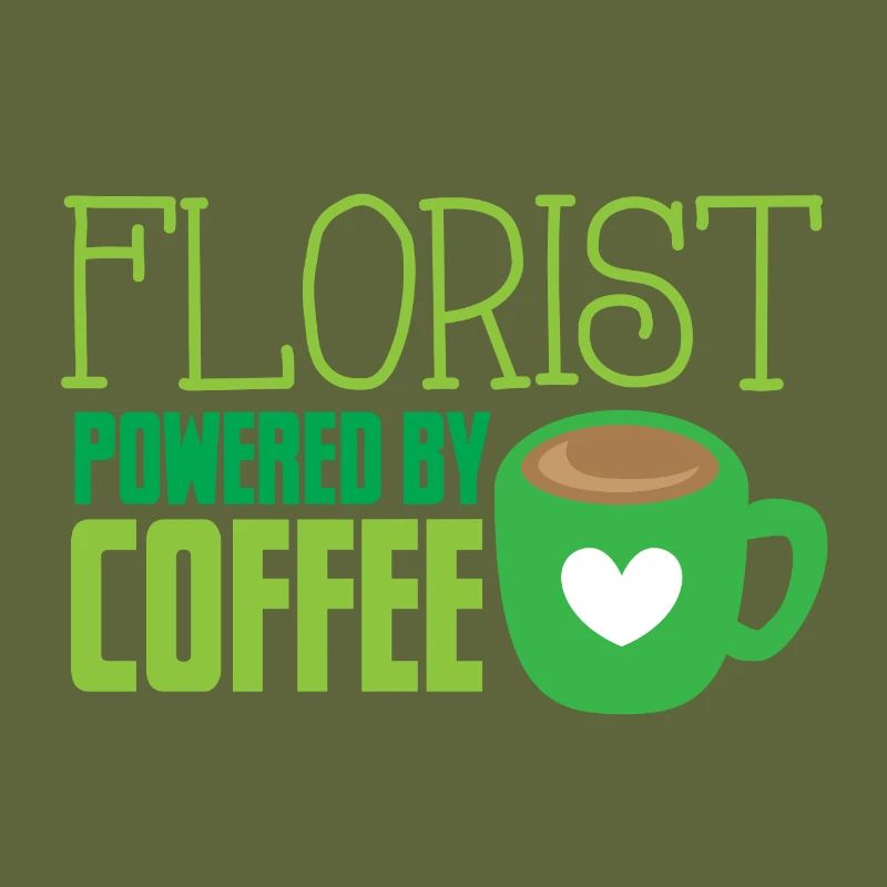 Blumengeschäft mit Kaffee