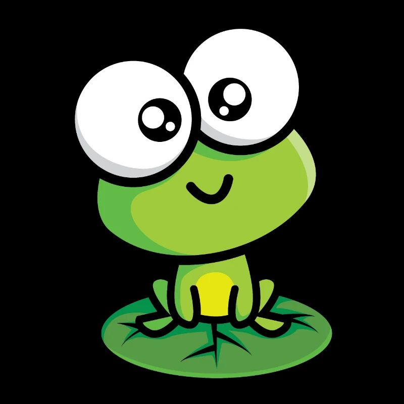 Curious frog with GIANT eyes