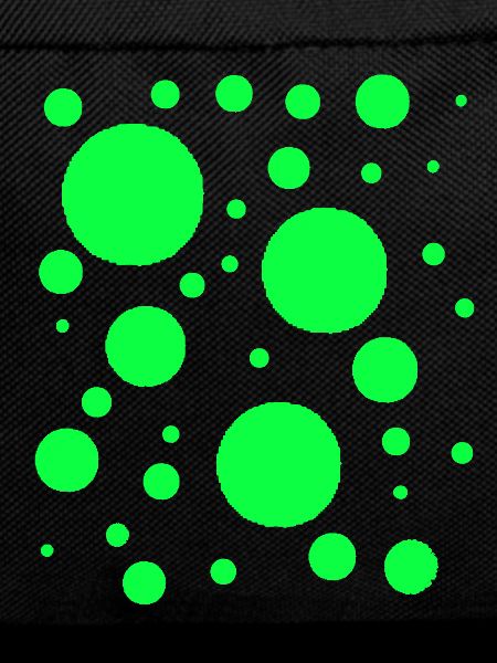 Neon Green Dots
