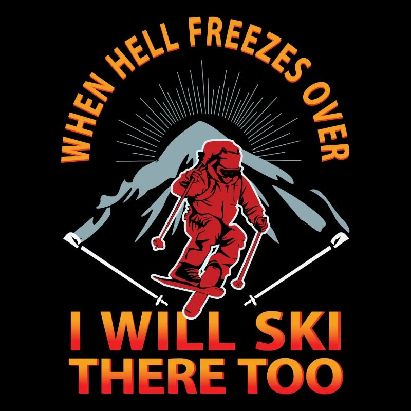 Skiing Funny saying