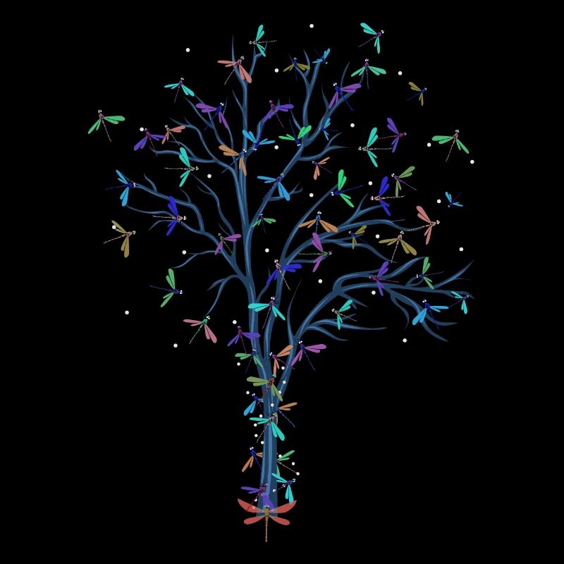 Libellen Baum