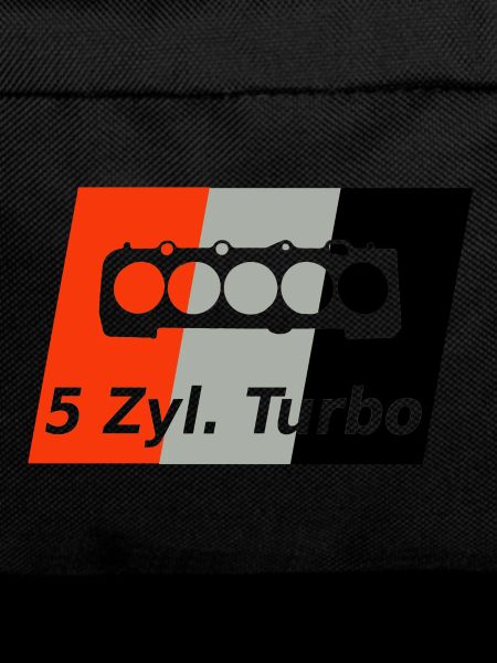 5 cylinder turbo sign