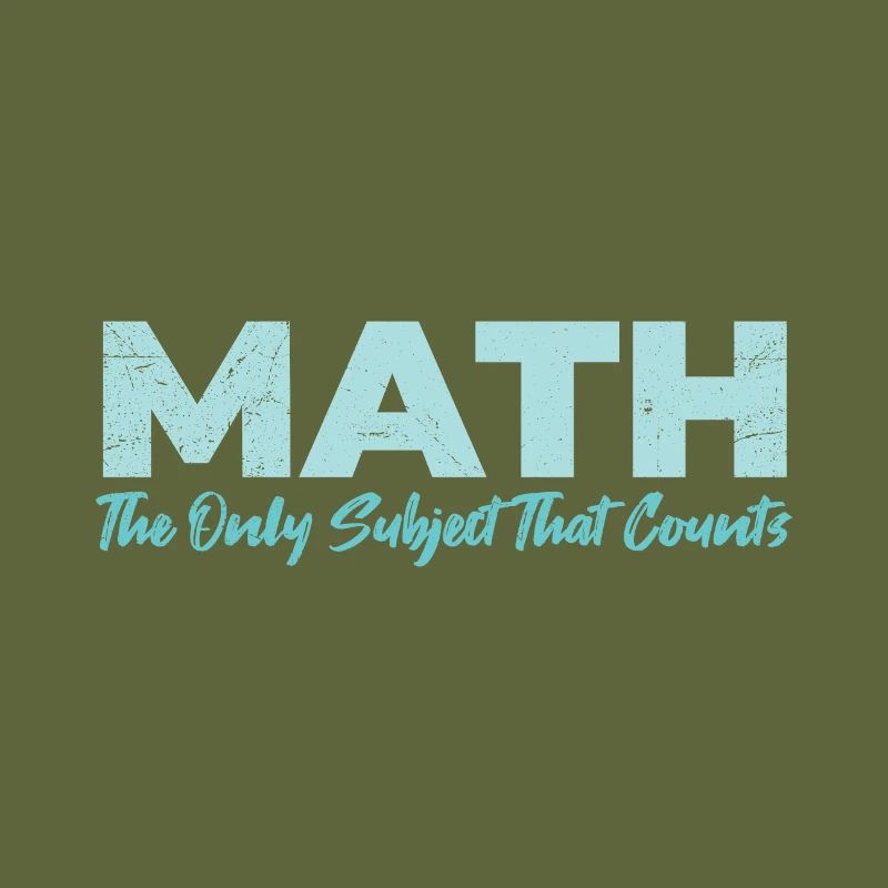 Math The Only Subject That Counts gift idea