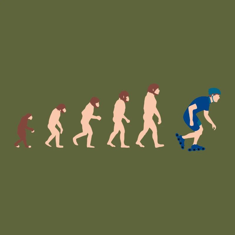 Evolution Inline Skates Idée cadeau drôle