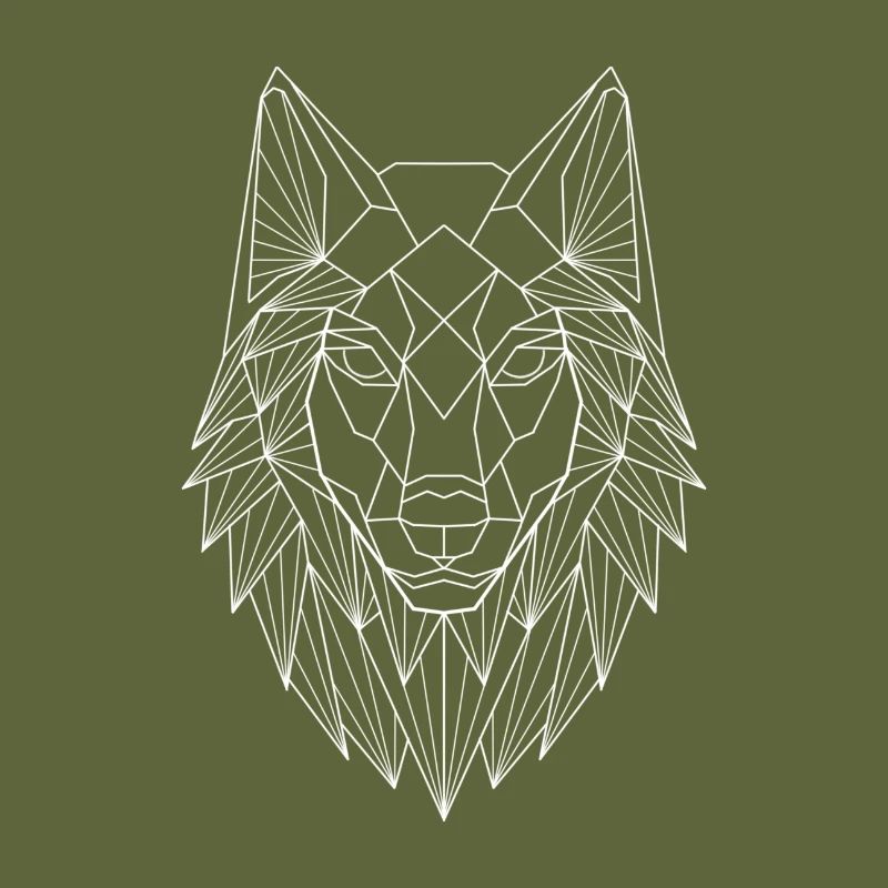 Geometric wolf
