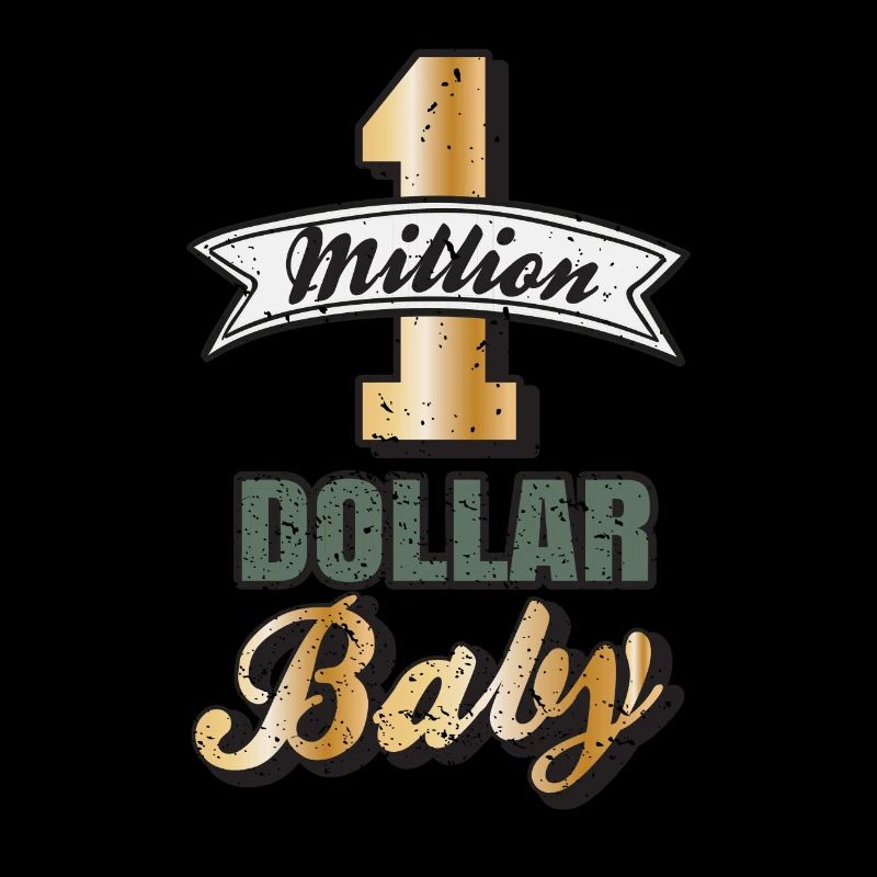 1 million de dollars bébé argent comptant argent idée cadeau d'or