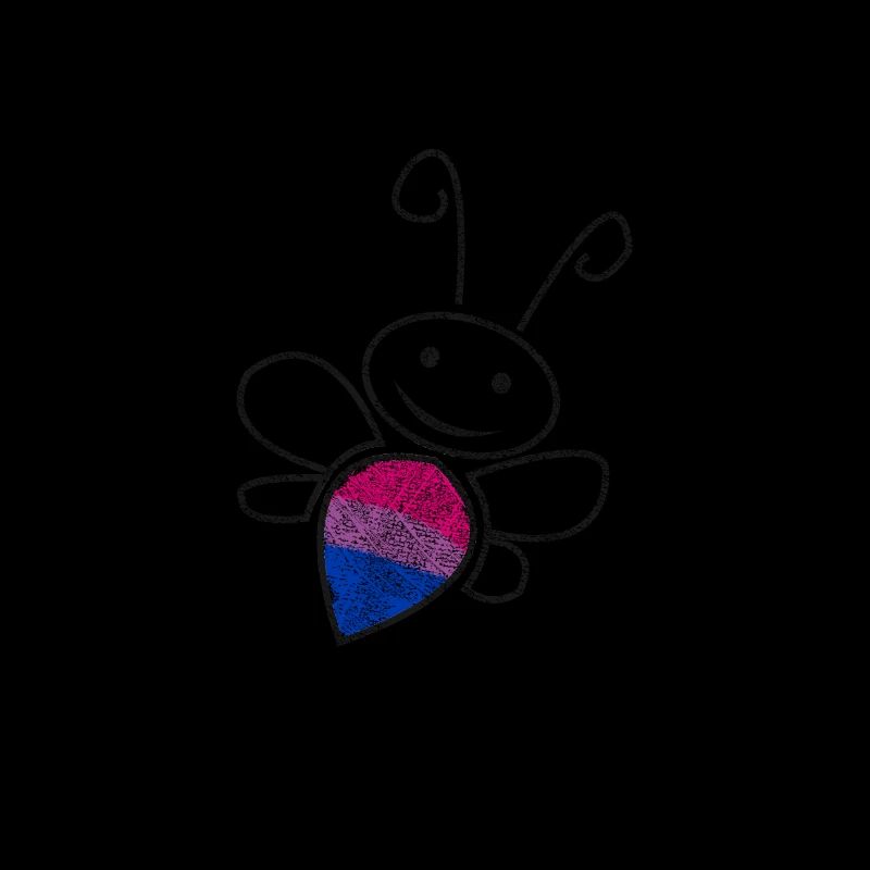 Bisexual Bee Bine Design Black