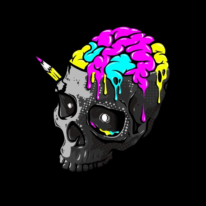 SKULL ART PSYCHE
