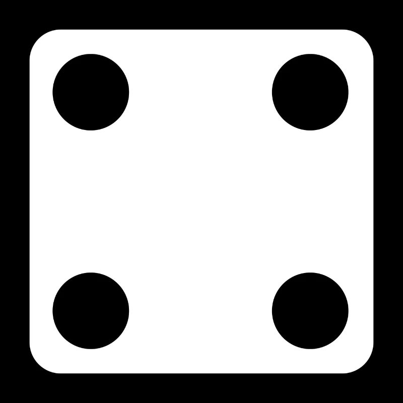 Dice number 4 dice game gift idea