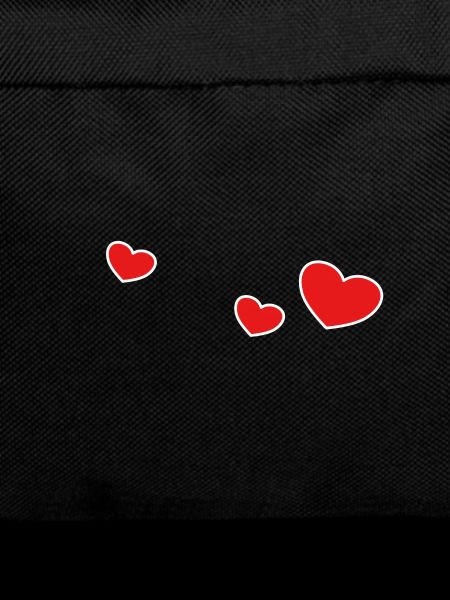 Three red hearts