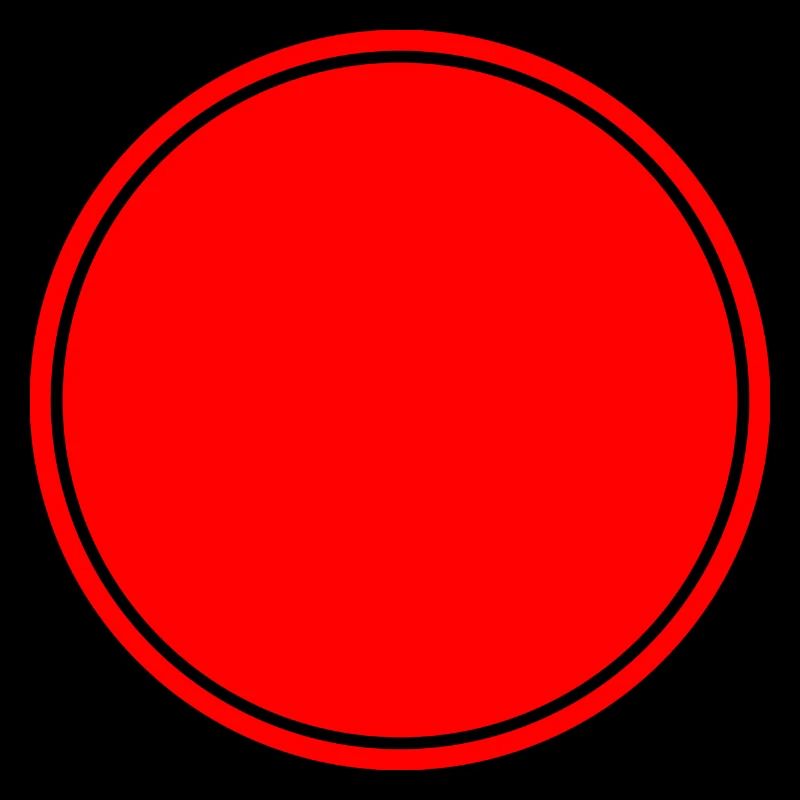 Circle red self-design