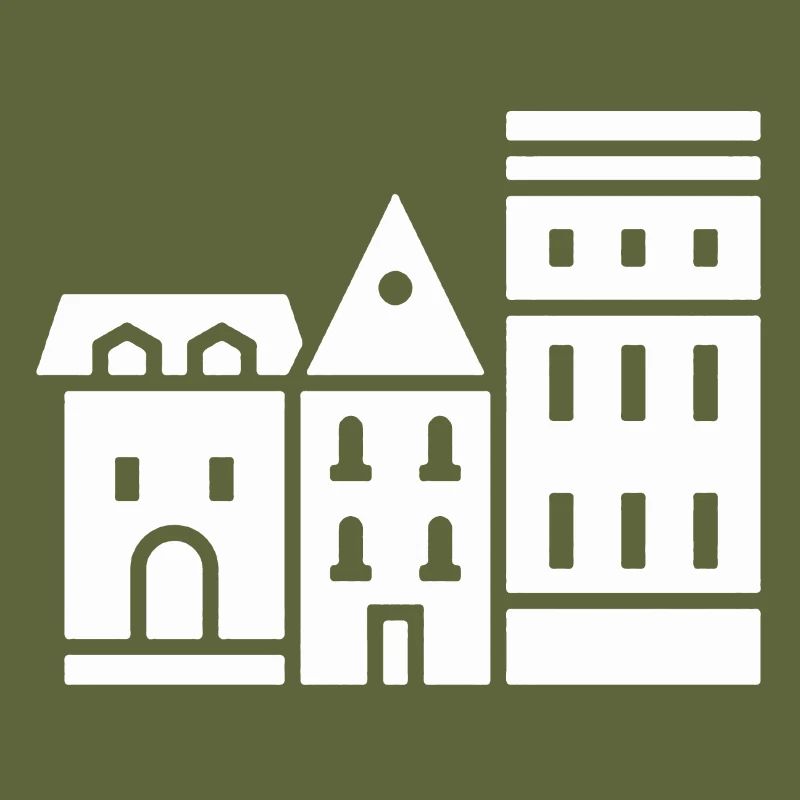 three buildings