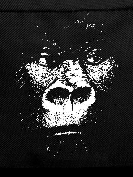 Expressionistische Affe Illustration, Gorilla