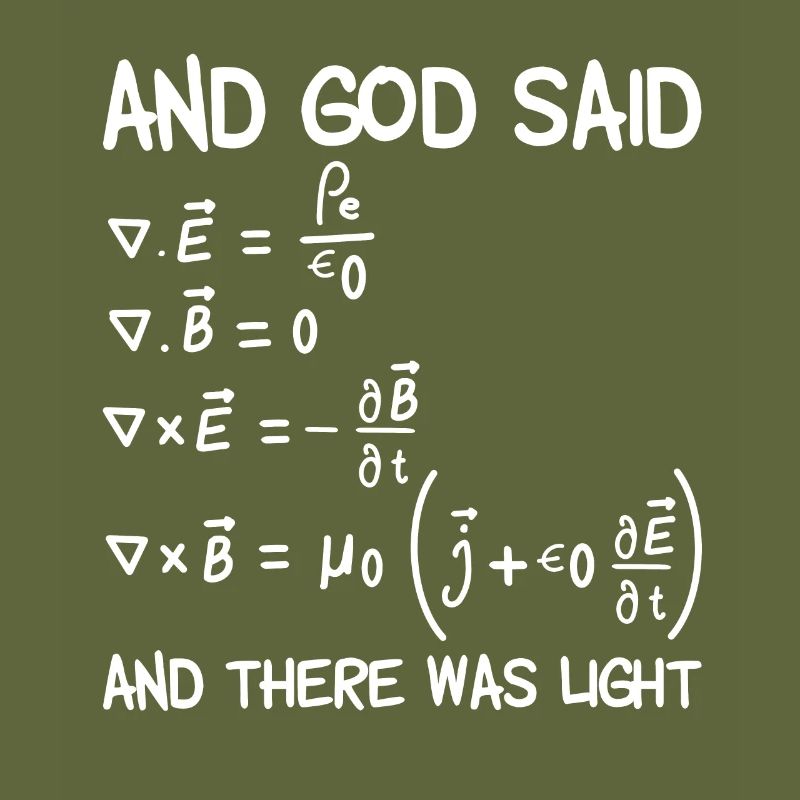 Maxwell equations physics gift electronics engineer
