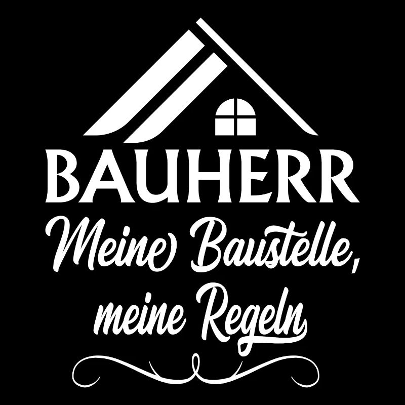 Bauherr Hausbau Baustelle Häuslebauer Geschenk fun