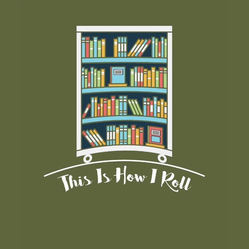 Book Lover Gift So rolle ich Reader Gift