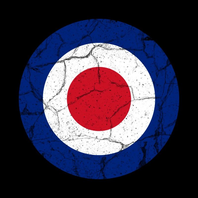 Royal Air Force Roundel Pilot Gift with Cracks