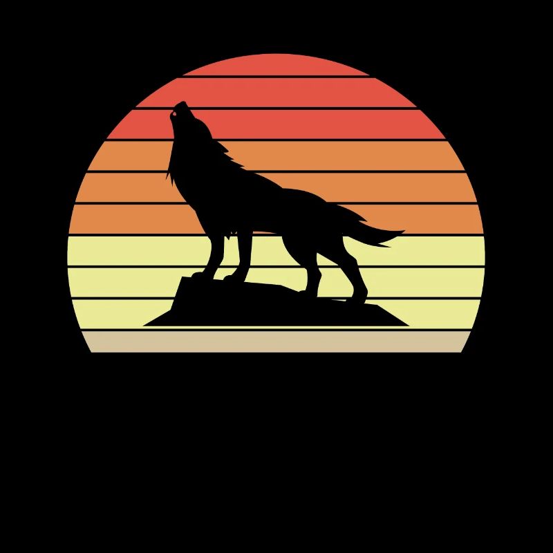 Wolf pack animal wolves