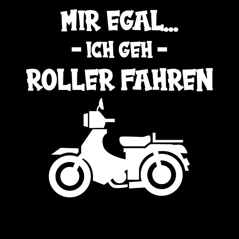 Mir egal Roller fahren