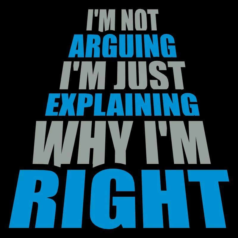 I m not arguing