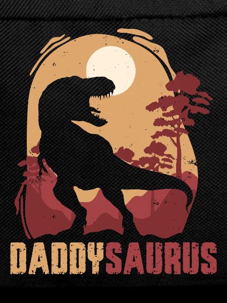 Daddysaurus Sunset Silhouette